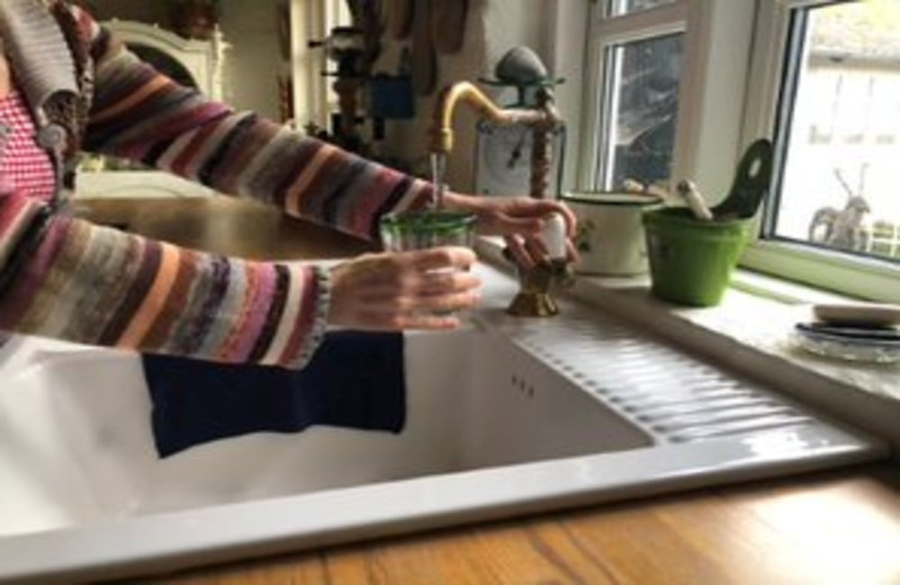Dette billede illustrere Grundfos – Uden vand – intet liv! Lad os fejre vandets dag sammen!