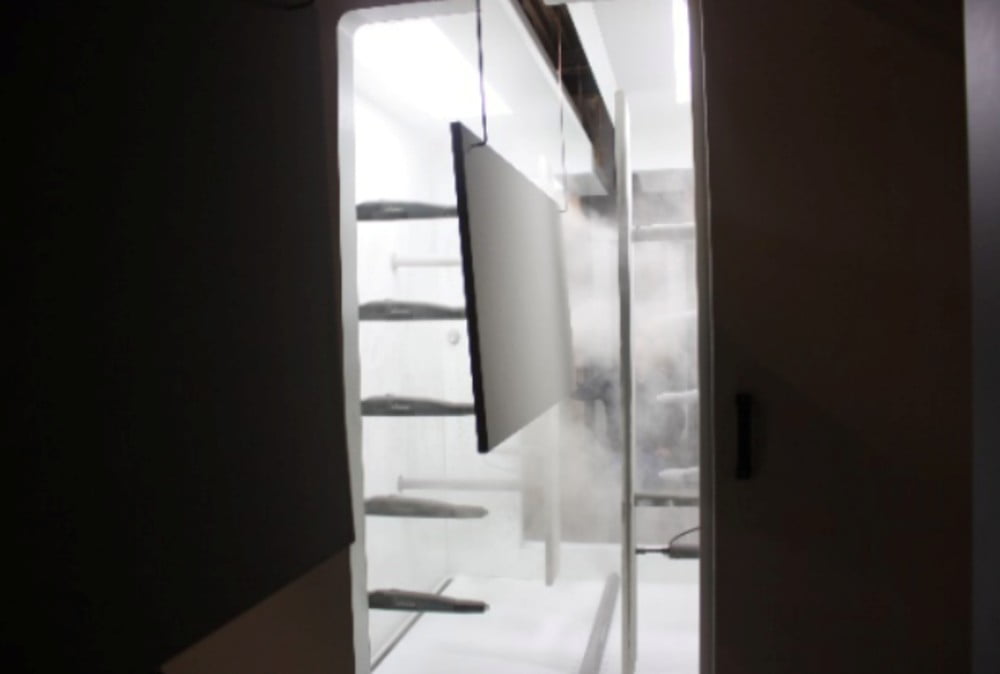 Dette billede illustrere Wagner – Revolutionerende pulverlakeringsanlæg til træ og MDF