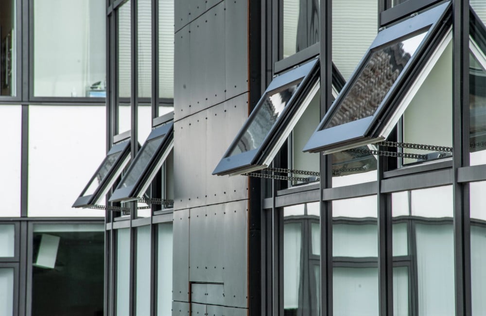 Dette billede illustrere Hvor lydløse er motorerne fra WindowMaster?