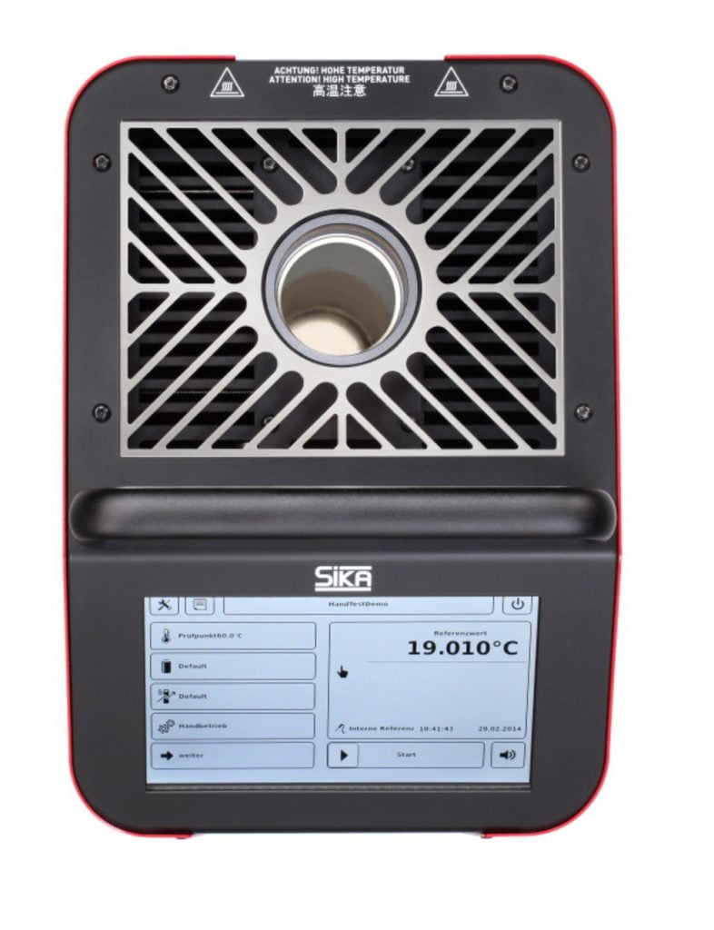 Dette billede illustrere Det tekniske hjørne – Kalibrering af temperatur