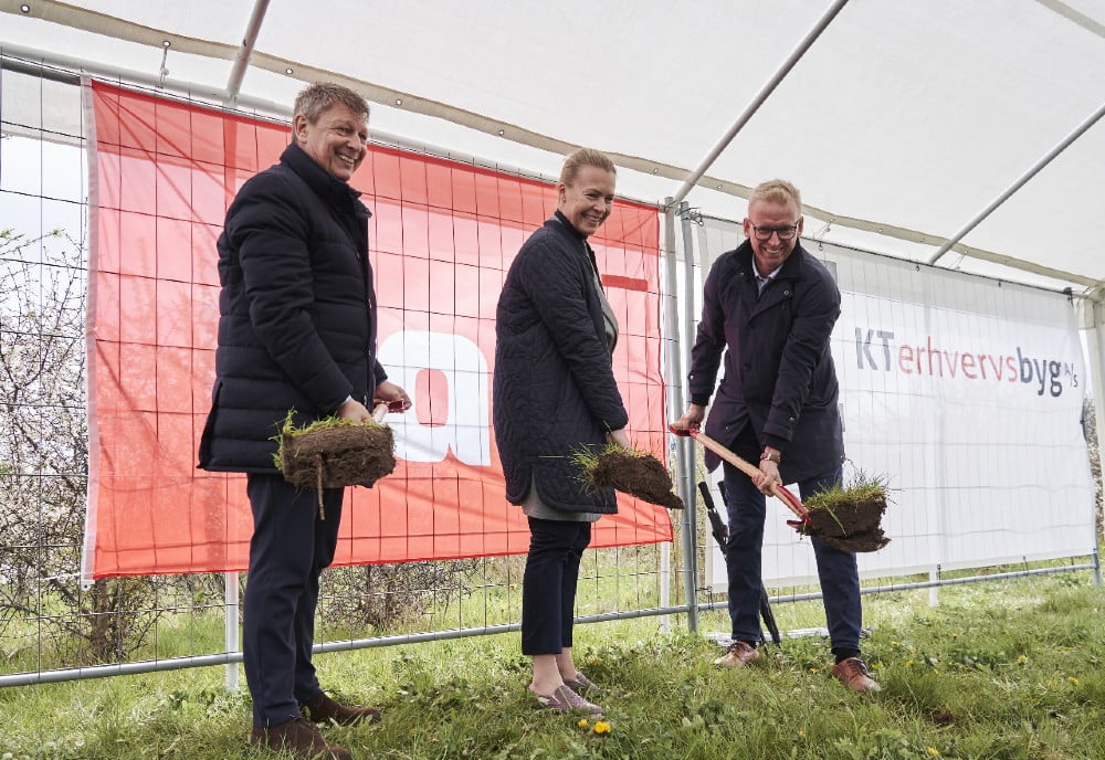 Dette billede illustrere KT Erhvervsbyg bygger nyt logistikcenter til dao