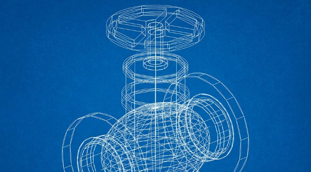 Dette billede illustrere Nyt 3D CAD bibliotek live på spirax.dk