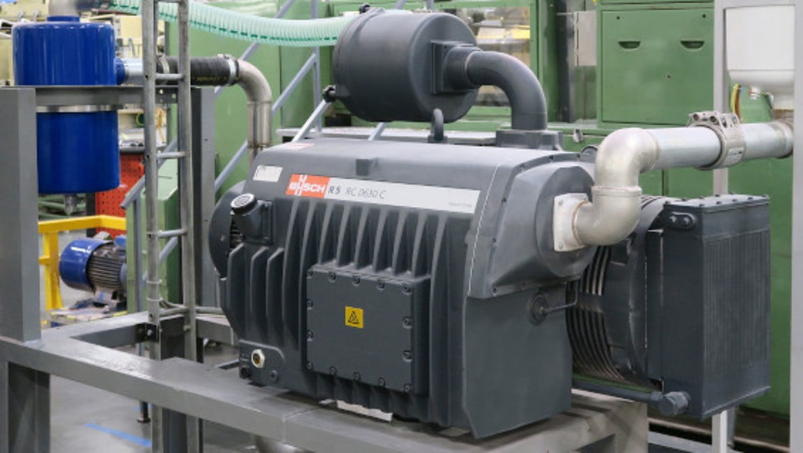 Dette billede illustrere Busch Vakuumteknik – Energibesparelser på 55 procent i vakuumforsyning