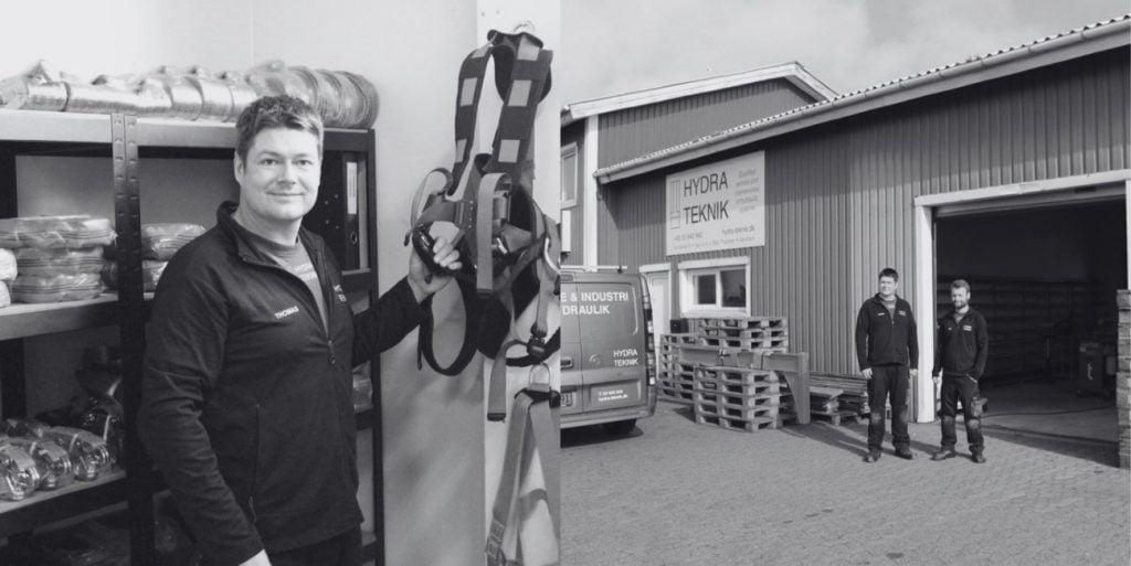 Dette billede illustrere Hydra-Teknik udvider med nyt værksted på havnen i Thyborøn