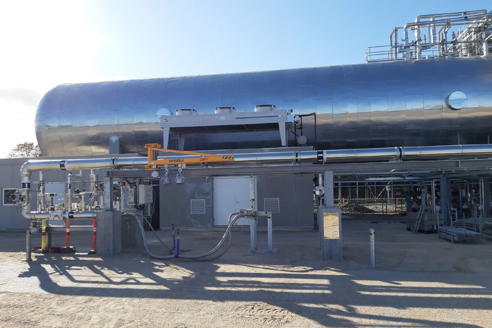 Dette billede illustrere Process Engineering – Etablering af Linde Gas’ første danske CO2-terminal