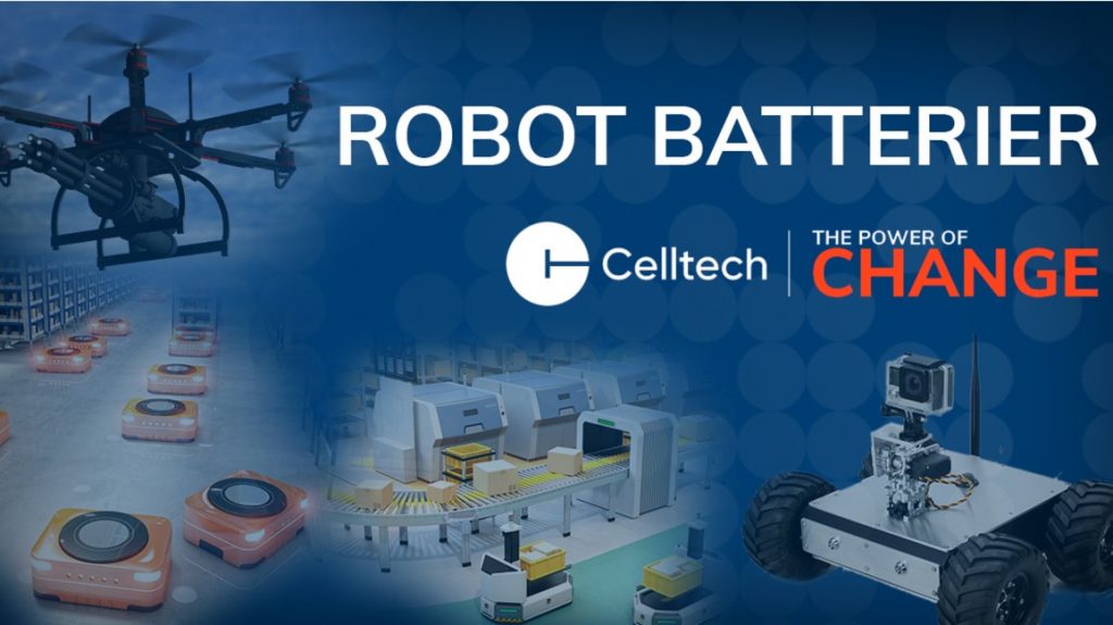 Dette billede illustrere Celltech – Nye batterier til robotter