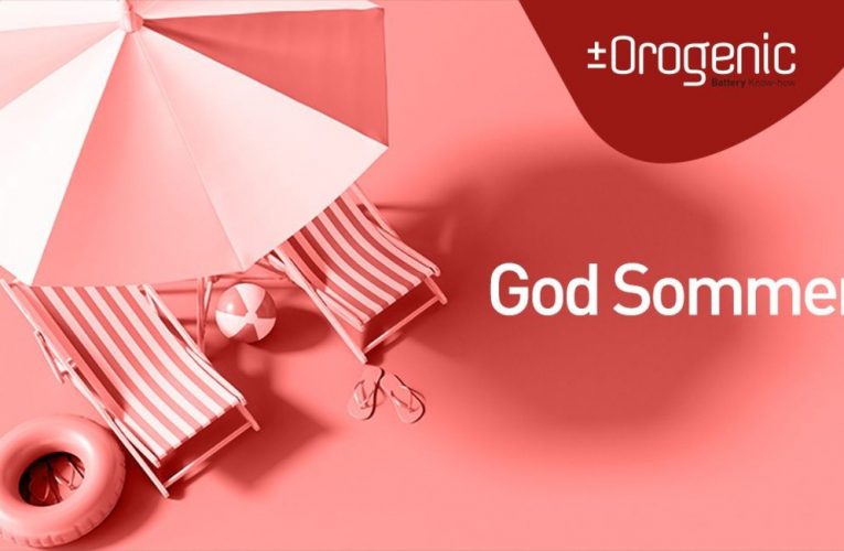 Orogenic – Vi ønsker dig, dine kolleger og jeres familier en rigtig god sommer!