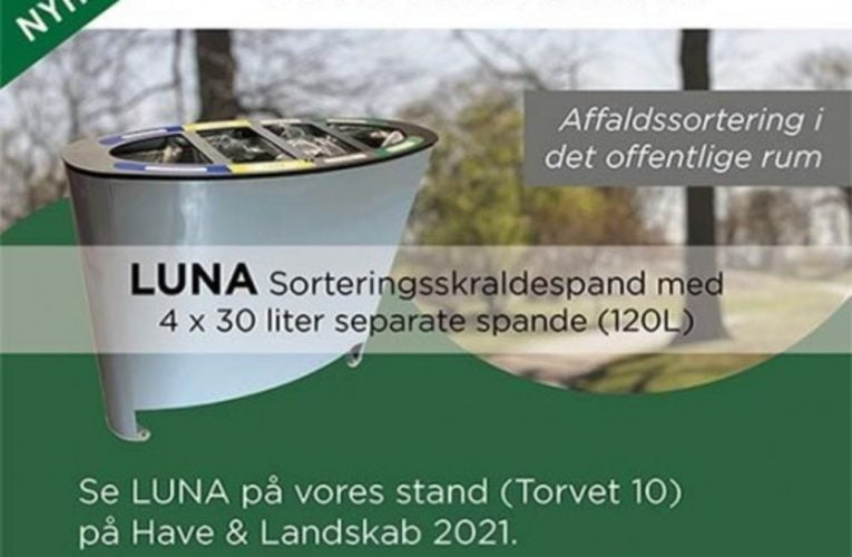 DUTRA introducerer – Skraldespand LUNA til affaldssortering