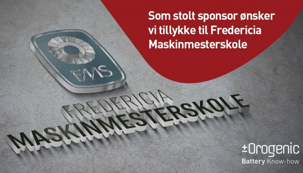 Dette billede illustrere Orogenic leverer UPS til Fredericia Maskinmesterskole