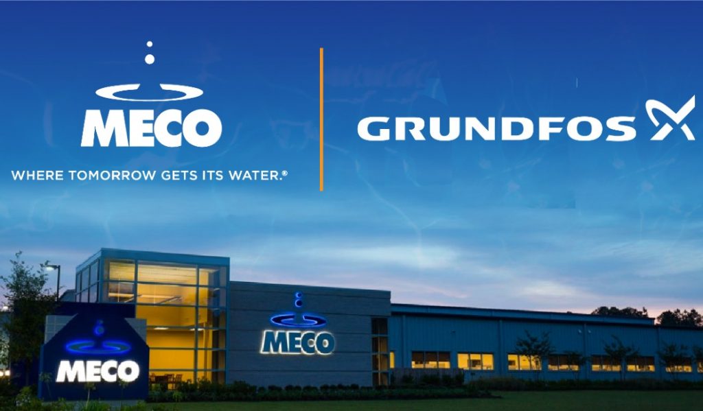 Dette billede illustrere Grundfos indgår aftale om opkøb af det førende vandteknologiselskab MECO