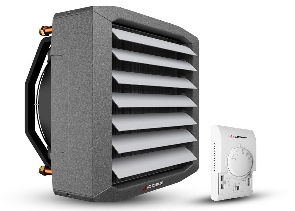 Dette billede illustrere FLOWAIR LEO  –  DEN INNOVATIVE VARMEVENTILATOR