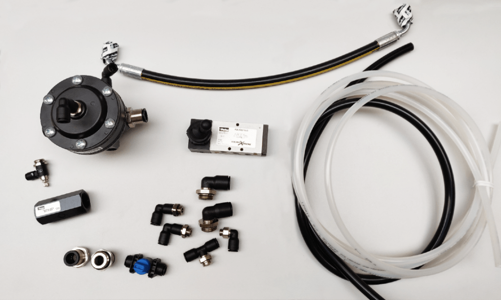 Dette billede illustrere Hymatik – Kundetilpassede kit til dig der arbejder med hydraulik og pneumatik