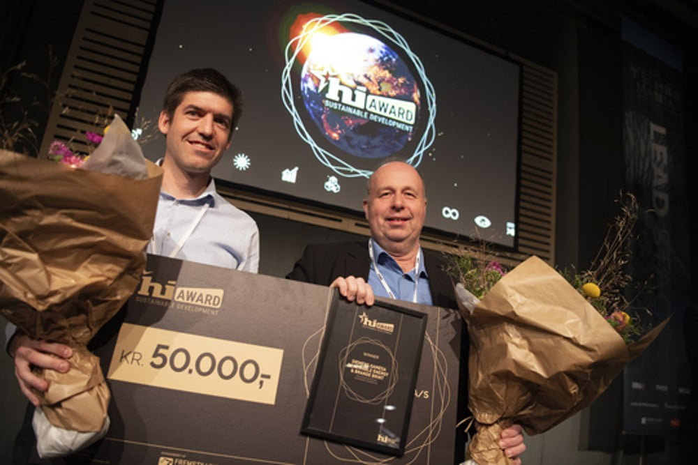 Dette billede illustrere Verdens første brintanlæg vinder hi-messens bæredygtighedspris