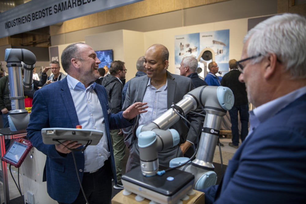 Dette billede illustrere Begejstret branche samlet på hi-messen i Herning