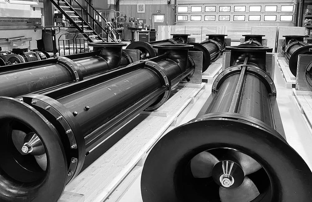 Dette billede illustrere Speed-produktion af pumpe på grund af klimaudfordringer