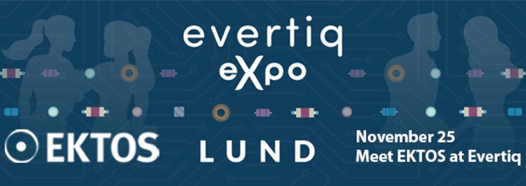 Dette billede illustrere Mød EKTOS på Evertiq-messen i Lund den 25. november