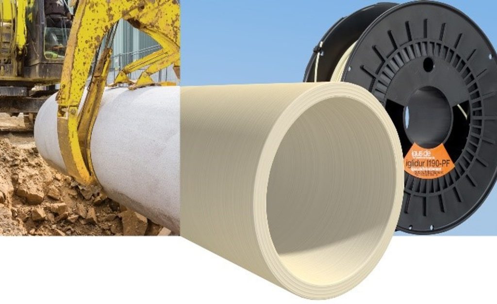 Dette billede illustrere Print nemt kraftige, slidstærke dele selv med det nye igus tribo filament