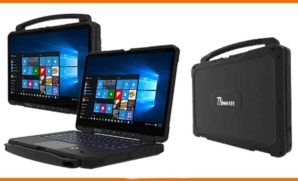 Dette billede illustrere Recab – Winmate – L140 Series Rugged Laptop