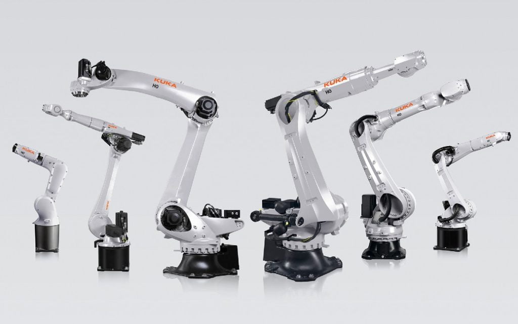 Dette billede illustrere KUKA styrker sin position inden for levnedsmiddelindustrien