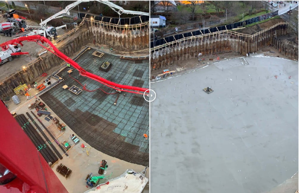 Dette billede illustrere CG Jensen – Stor støbning på kommende Frederiksberg-Bycampus