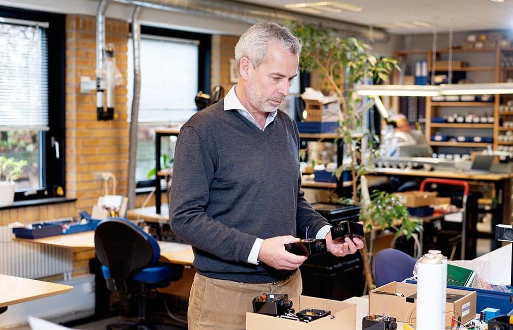 Dette billede illustrere Geopal rider med på PtX-bølgen og lægger sig ud