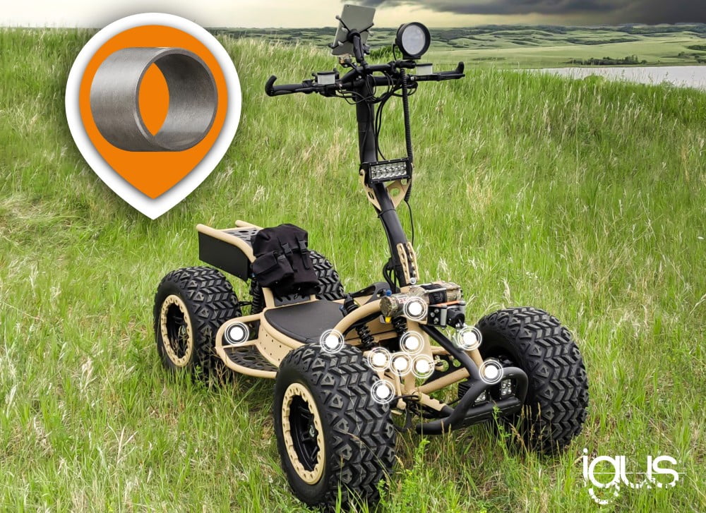 Dette billede illustrere Igus – Horse 2.0 – Elektrisk allrounder LyteHorse modstår ørken, skov og vand