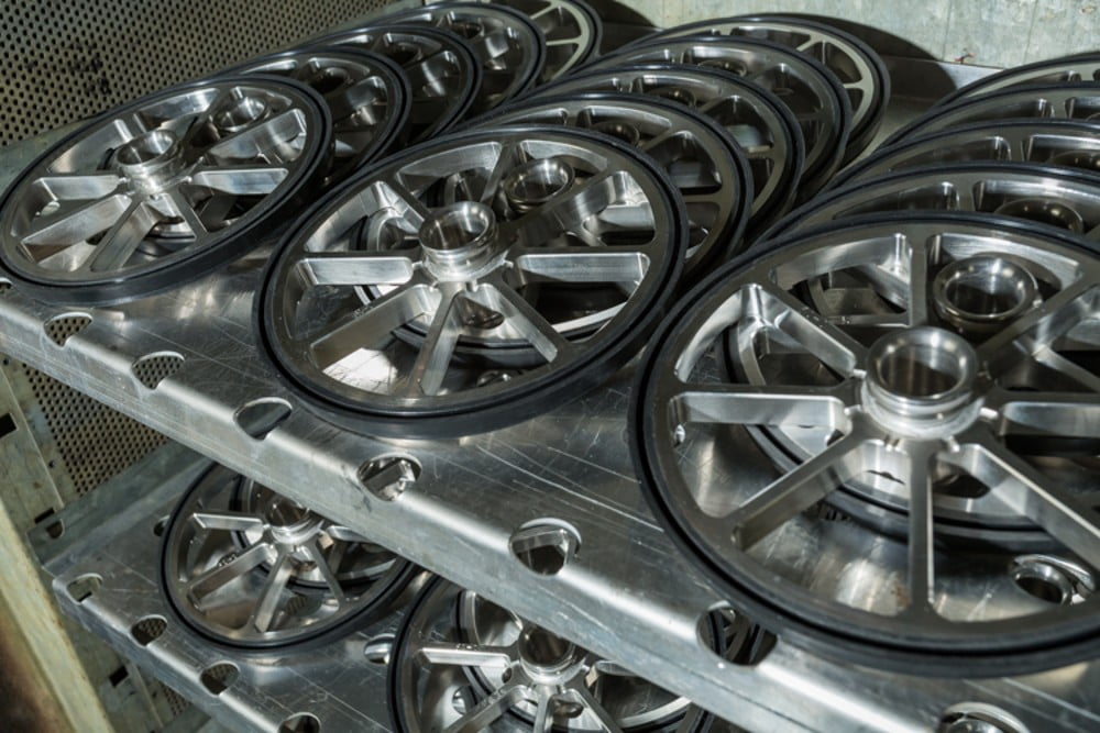 Dette billede illustrere Olet Industrigummi A/S leverer gummi/metal emner