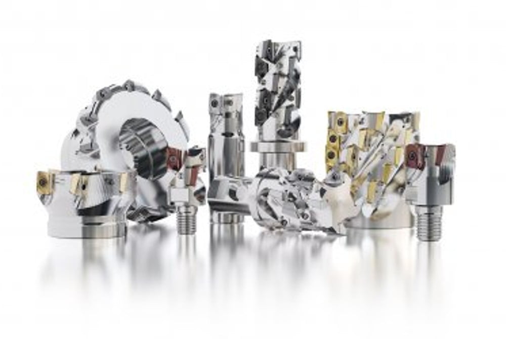 Dette billede illustrere Seco-fræsere reducerer værktøjslageromkostninger takket være større alsidighed