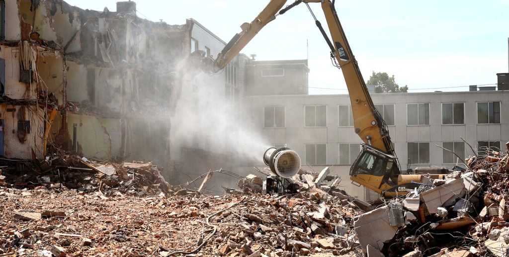 Dette billede illustrere JNC TEKNIK – Nedrivning