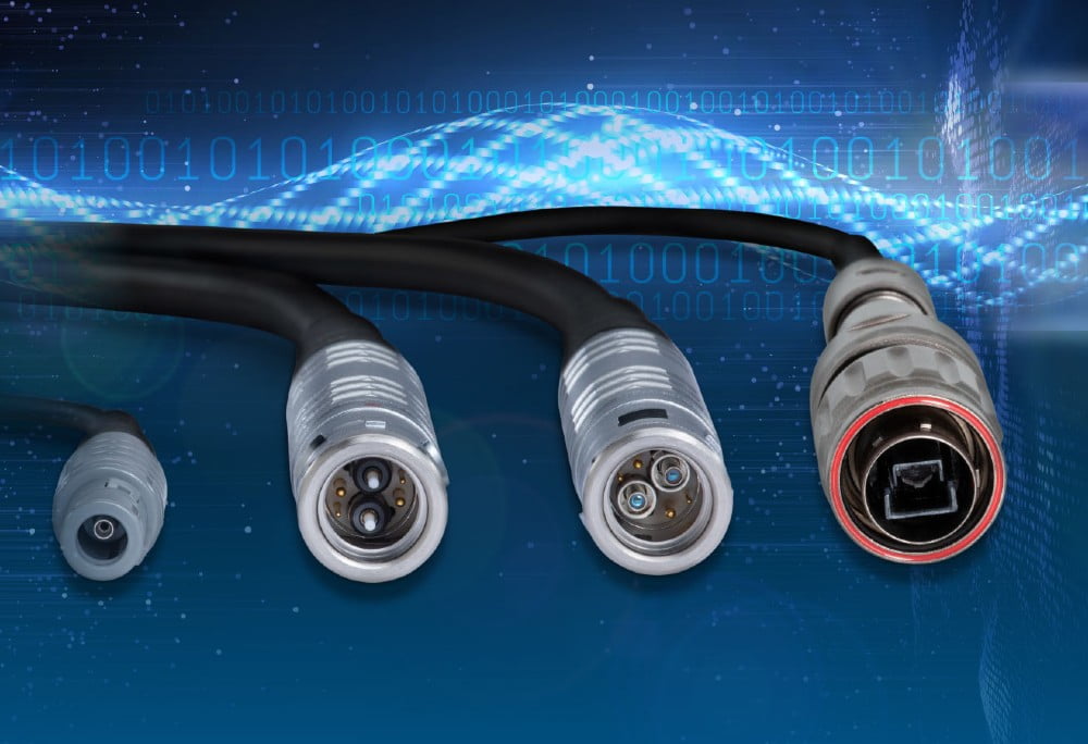 Dette billede illustrere Robust fiberoptik til høje datahastigheder fra ODU