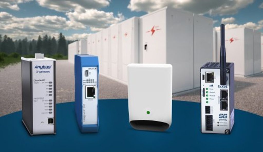 Dette billede illustrere HMS præsenterer kommunikationsløsninger til systemer til lagring af batterienergi