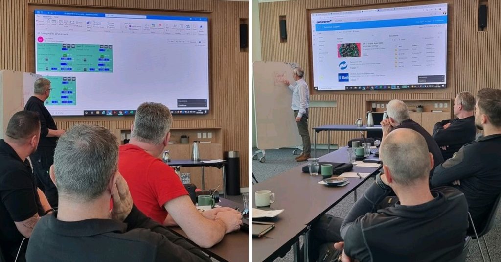 Dette billede illustrere Geopal – Serviceteknikerne spidser ører