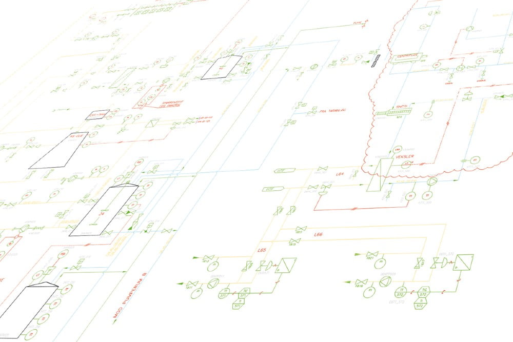 Dette billede illustrere Process Engineering – Forberedelse til udskiftning af styresystem i fire decentrale varmecentraler