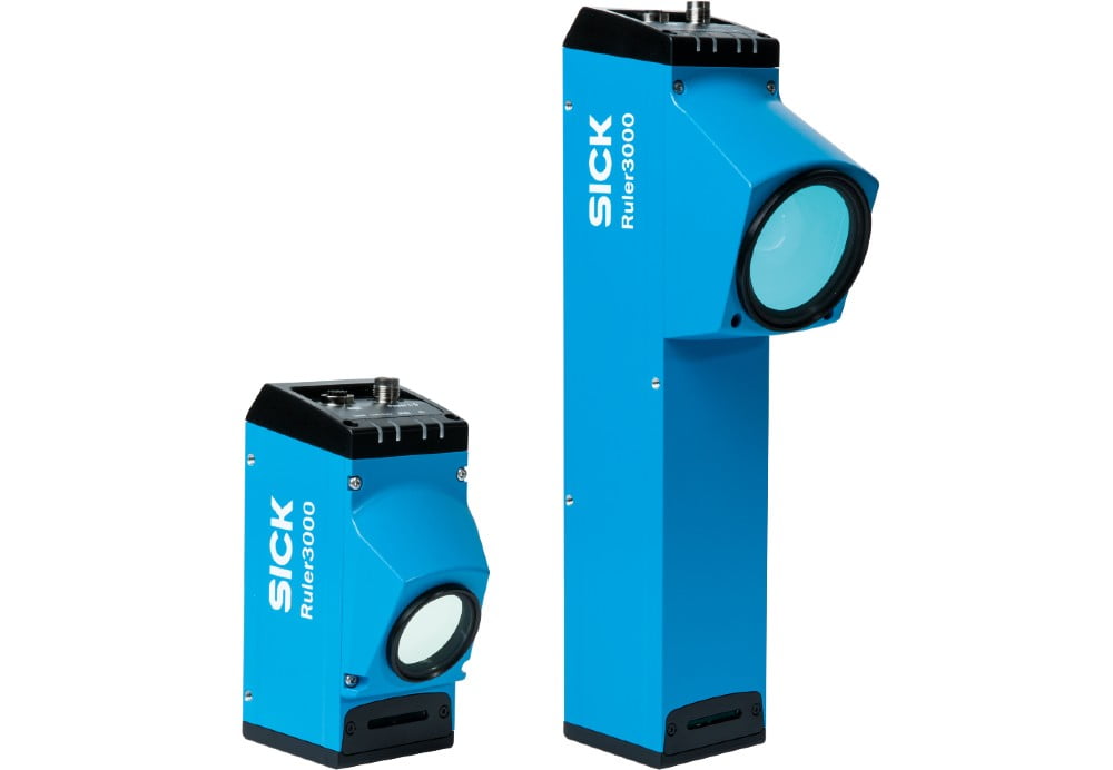 Dette billede illustrere SICK – En kort, en lang – 2 nye lynhurtige 3D kameraer