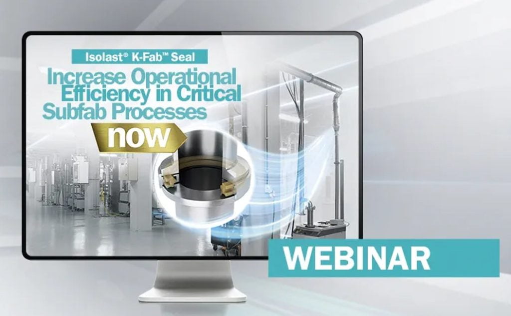 Dette billede illustrere Trelleborg Sealing – Webinar – Isolast® K-Fab™ tætning