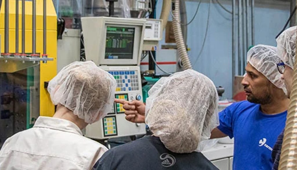 Dette billede illustrere Carmo – Unge blev udfordret i 3D-print og plaststøbning