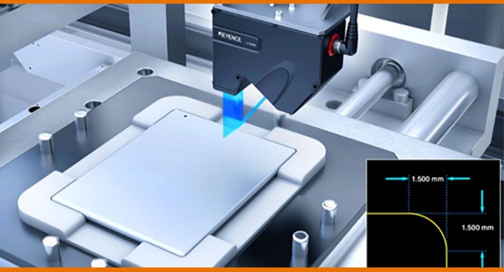 Dette billede illustrere Recab – 2D & 3D Laser profiler – Måler ultra præcist
