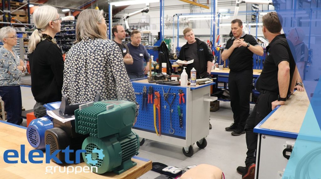 Dette billede illustrere Elektro Gruppen – Førstehjælp på programmet – en sikker arbejdsplads