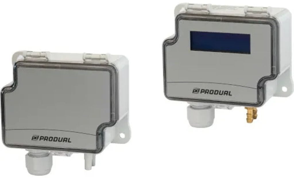 Dette billede illustrere Produal – DPT luftvolumen transmittere vil erstatte IML i ventilationsanlæg og -systemer