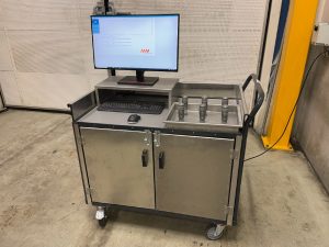 Dette billede illustrere HH Instruments – Flowvogn til 540 bar og med 0,2% nøjagtighed