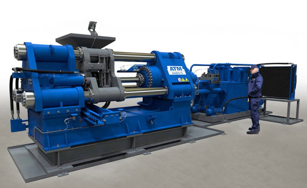 Dette billede illustrere JNC Teknik – Er Skandinavisk Agent for ATM – BRIQUETTING PRESSES