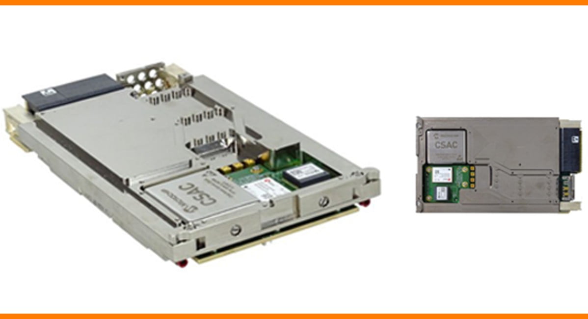 Dette billede illustrere Recab – Robust 3U VPX position, Navigation & Timing kort