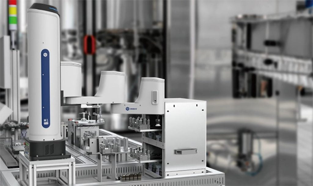 Dette billede illustrere DIA-TECH – DOBOT lancerer kollaborativ SCARA-robot til let industri