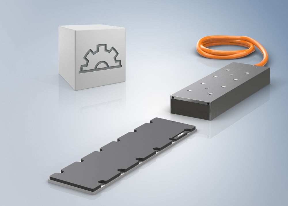 Dette billede illustrere Beckhoff – Machine learning kompenserer for hastighedsripler i højpræcisions lineære bevægelser