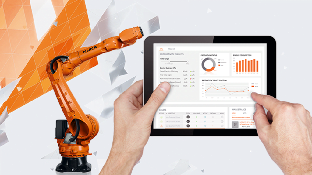 Dette billede illustrere KUKA Nordic: iiQoT – en enkel og prisbillig vej ind i industri 4.0