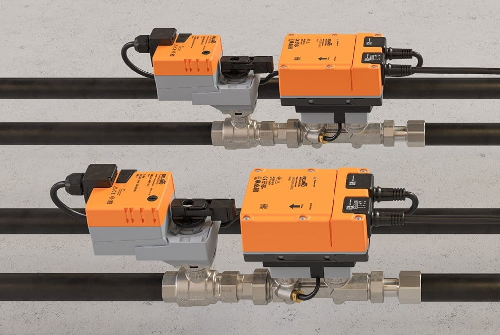 Dette billede illustrere Belimo – Ny trykuafhængig flowmåler og flowventil EPIV4