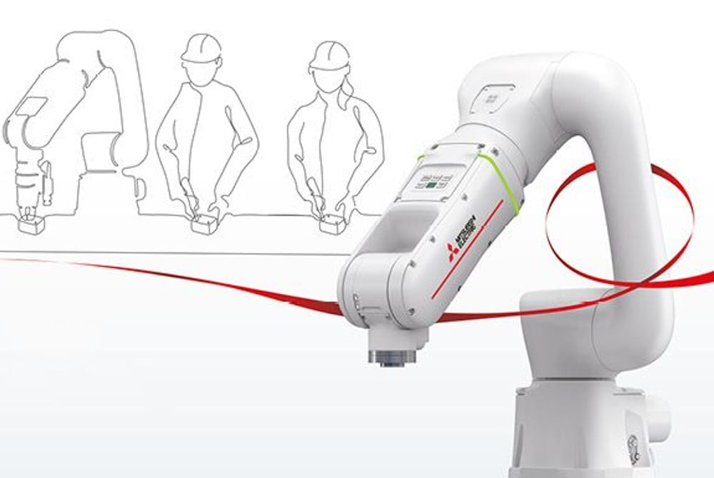 Dette billede illustrere Hans Følsgaard – Taber du omsætning? – Vi kan levere Mitsubishi Robotter og Cobots med kort varsel