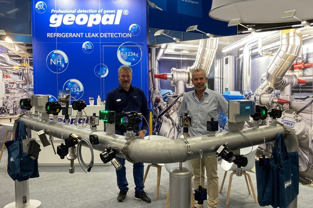 Dette billede illustrere GEOPAL – Så er vi på Chillventa!