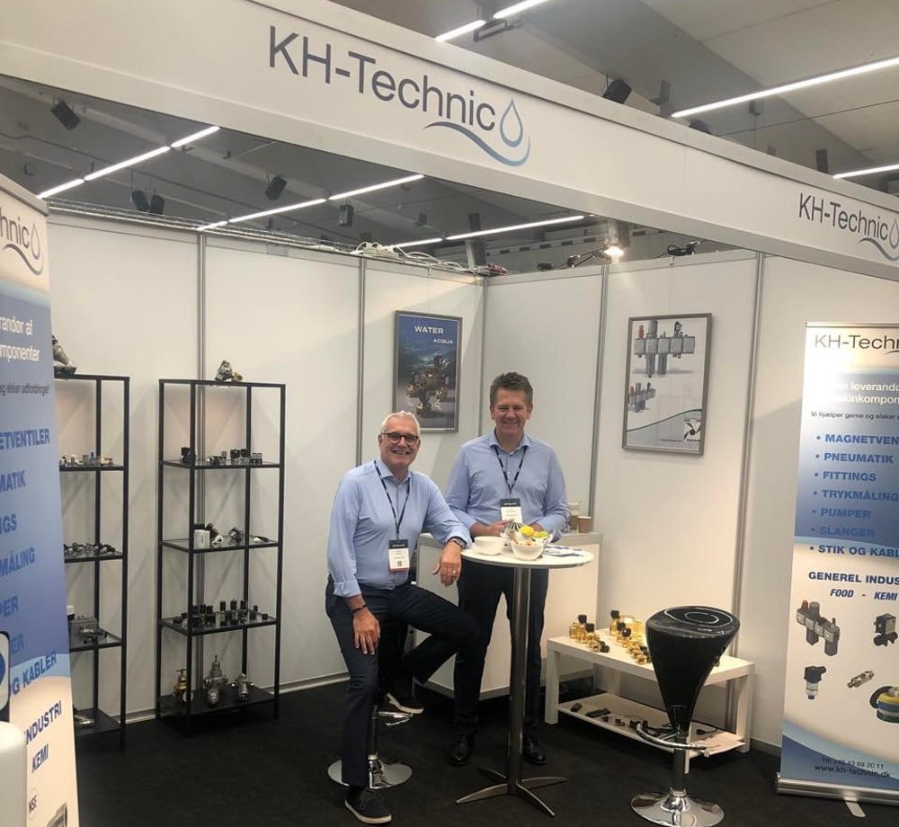 Dette billede illustrere KH-Technic gør sig klar for første gang til FoodTech Messen i Herning mellem d. 1.-3. november 2022.