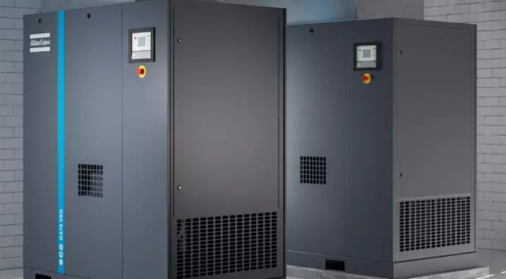 Dette billede illustrere Atlas Copco – 5 ting du bør overveje, når du designer dit kompressorrum